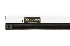 Xcluder® Residential Pest Control Door Sweep, Clear Aluminum, 36"