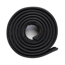  6" T Rubber Door Bottom Seal, Available in 10', 16', 37', and 75' Lengths 